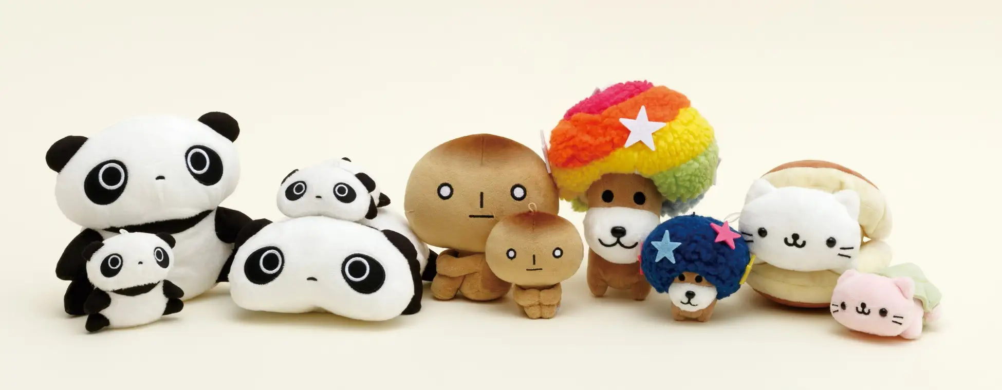 たれぱんだ」「こげぱん」「アフロ犬」「にゃんにゃんにゃんこ」2000 たれぱんだ」「こげぱん」「アフロ犬」「にゃんにゃんにゃんこ」2000