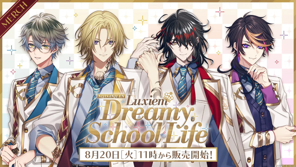 NIJISANJI EN「Luxiem Dreamy School Life」2024年8月20日(火)11時(JST)からにじストア・ENストアにて同時販売開始！