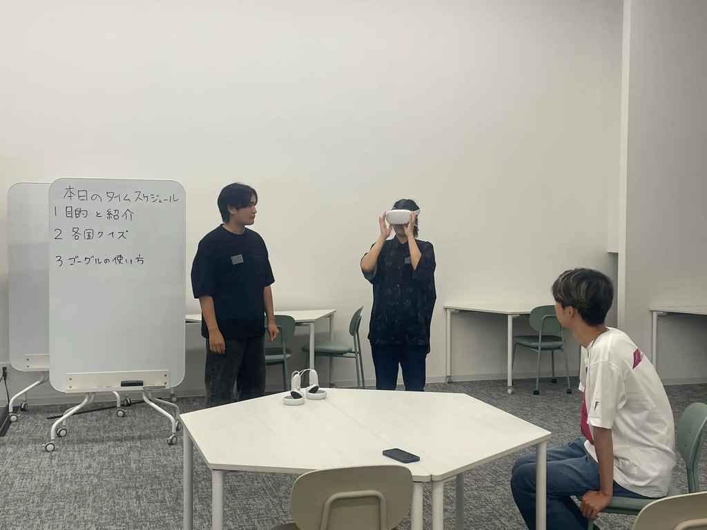 大阪・関西万博で追大生によるVR国際交流イベント開催。中高生が留学生と共に“横に並んで”世界を学ぶ旅