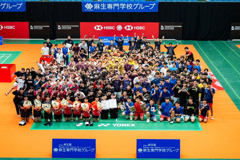 麻生専門学校グループが特別協賛した、熊本県高校生向け特別バドミントン大会 「第2回 1DAY熊本ハイスクールマスターズ」が開催されました
