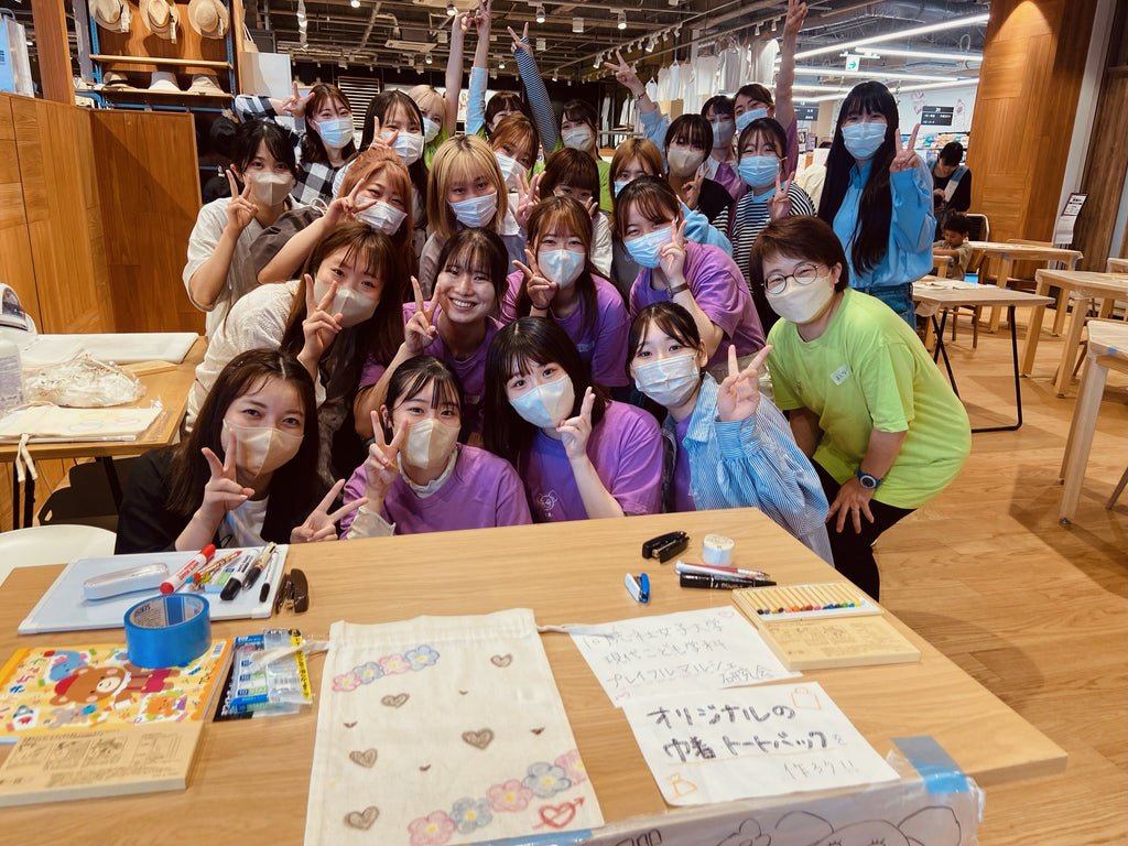 同志社女子大学生が、こども向けワークショップを実施・京田辺市内各地で、地元のショップ等とコラボレーション