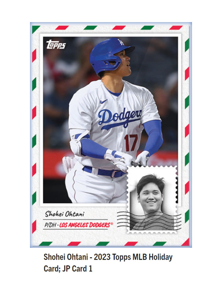 Topps株式会社が　Topps オンライン新商品「Shohei Ohtani - 2023 Topps MLB Holiday Card; JP Card 1」発売開始を発表