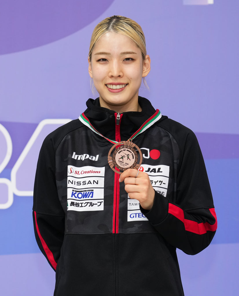 【フェンシング】女子サーブル ワールドカップ大会(ブルガリア/プロヴディフ)で江村美咲選手が銅メダル獲得！ ワールドカップ、グランプリ大会でのメダル獲得は通算9回目⚔