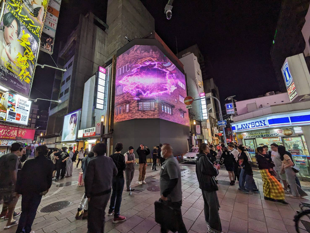 5階建ビルを丸ごと、サイネージによるフルラッピングビル『MONSTER 3D VISION OSAKA 』誕生。