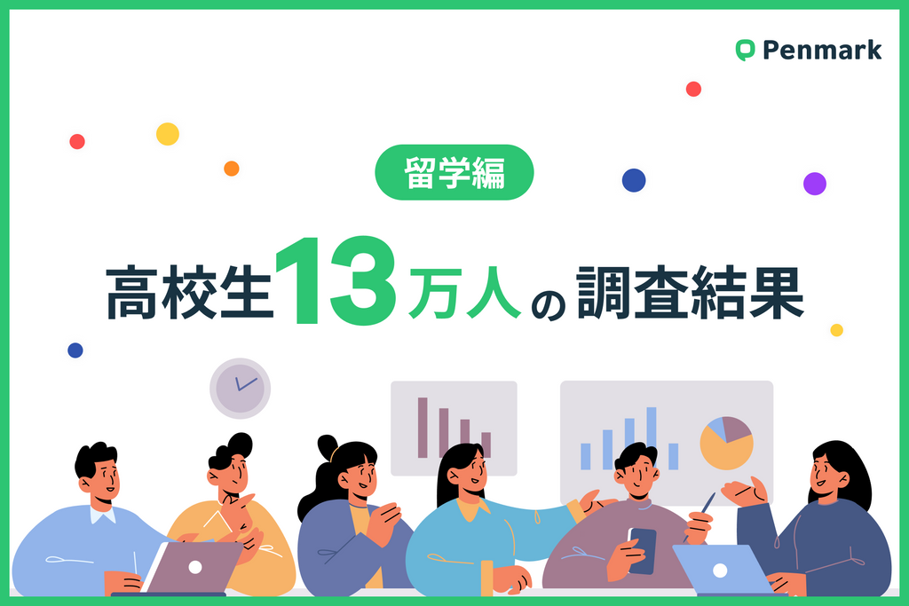 【高校生13万人調査】高校生の約40%、大学進学後の留学を希望。