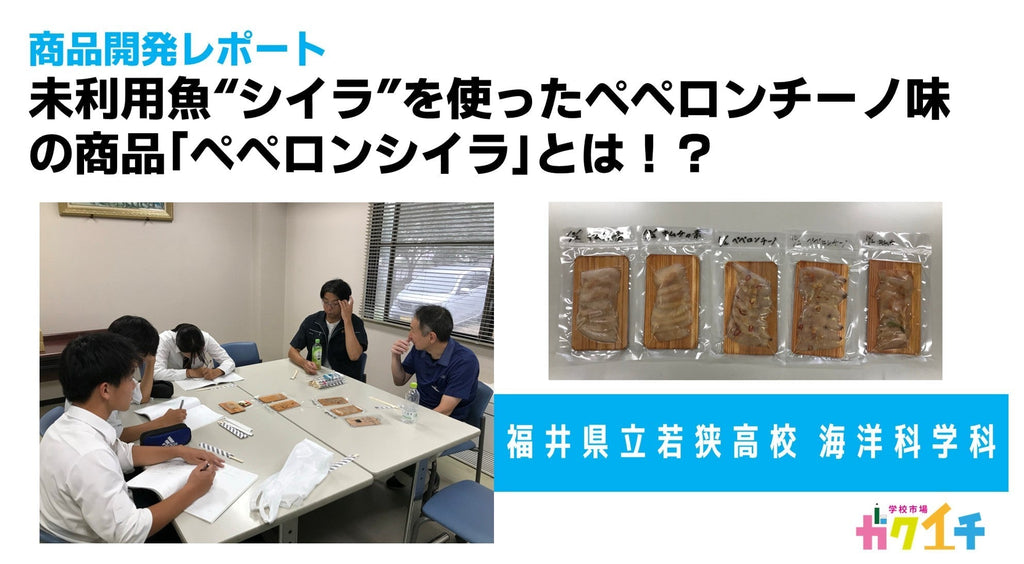 未利用魚“シイラ”を使ったペペロンチーノ味の商品「ペペロンシイラ」を開発！